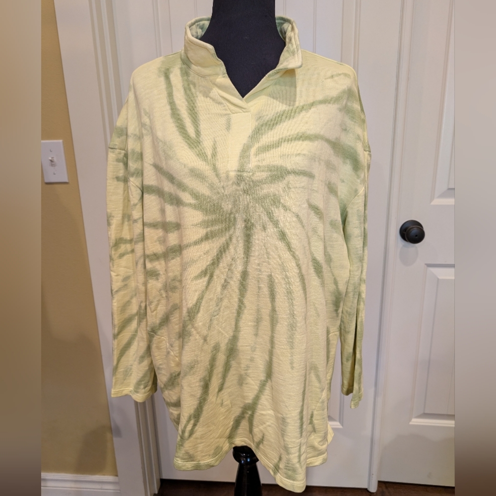 LOGO Life Tie-Dye Long Sleeve Shirt